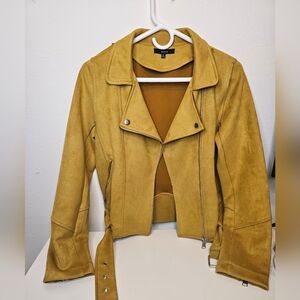 FAUX SUEDE JACKET
